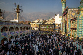 اقامه نماز طلب باران - امامزاده صالح (ع)