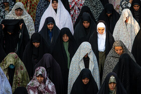 اقامه نماز طلب باران - امامزاده صالح (ع)