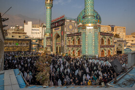 اقامه نماز طلب باران - امامزاده صالح (ع)
