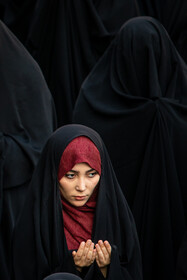 اقامه نماز طلب باران - امامزاده صالح (ع)