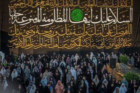 اقامه نماز طلب باران - امامزاده صالح (ع)