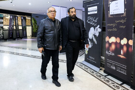 مسعود فروتن در مراسم ترحیم همایون ارشادی