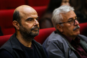 علی مصفا در مراسم ترحیم همایون ارشادی