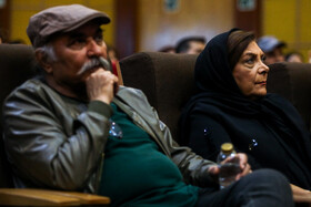 مهوش وقاری در مراسم ترحیم همایون ارشادی