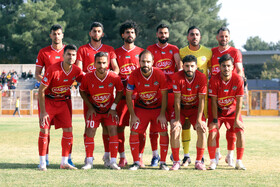 دیدار بعثت کرمانشاه و مس شهر بابک در لیگ دسته اول فوتبال