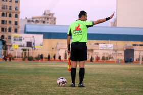 دیدار بعثت کرمانشاه و مس شهر بابک در لیگ دسته اول فوتبال