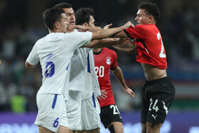 تورنمنت العین امارات؛ دیدار تیم های ملی فوتبال ازبکستان و مصر