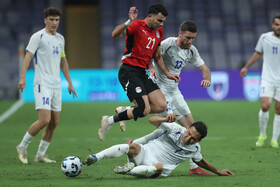 تورنمنت العین امارات؛ دیدار تیم های ملی فوتبال ازبکستان و مصر