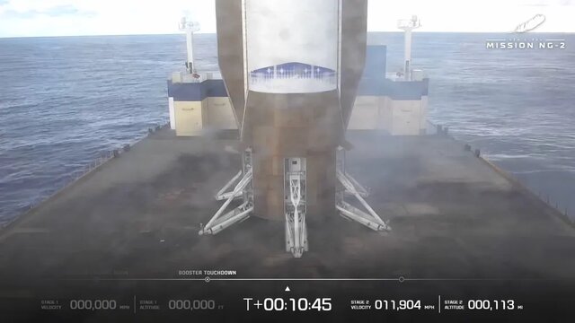 موشک «نیو گلن» پرتاب شد