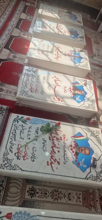 ادای احترام بقائی به شهدای جنایت رژیم صهیونیستی در آستانه اشرفیه