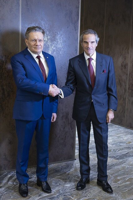 رایزنی‌های مهم گروسی با مدیر شرکت روس‌اتم