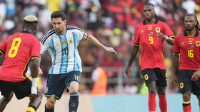 پیروزی آرژانتین مقابل آنگولا/ مسی هم گل زد، هم پاس گل داد
