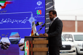 سخنرانی یزدان خسروی مدیرکل راهداری و حمل و نقل جاده ای استان کرمانشاه در آیین بهره برداری از قرارگاه پلیس راه فرماندهی انتظامی استان کرمانشاه