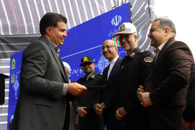 آیین بهره برداری از قرارگاه پلیس راه فرماندهی انتظامی استان کرمانشاه