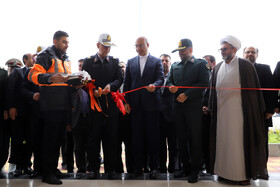 آیین بهره برداری از قرارگاه پلیس راه فرماندهی انتظامی استان کرمانشاه