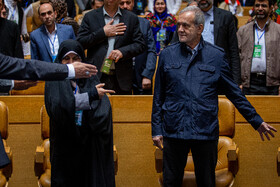 مسعود پزشکیان، رئیس جمهور در سومین رویداد جایزه ملی جوانی جمعیت