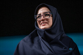  آزاده نظربلند دبیرکل هیئت امنای نهاد کتابخانه‌های عمومی کشور در مراسم گرامیداشت روز کتاب، کتابخوانی و کتابدار با حضور رئیس جمهور