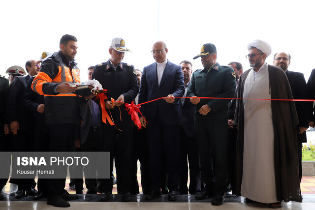 آیین بهره برداری از قرارگاه پلیس راه فرماندهی انتظامی استان کرمانشاه