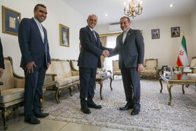 «علی حسن خلیل» معاون سیاسی رئیس مجلس لبنان، در حاشیه کنفرانس بین‌المللی «حقوق بین‌الملل تحت تهاجم، تجاوز و دفاع» با «سیدعباس عراقچی» وزیر امور خارجه ایران دیدار و رایزنی کرد.