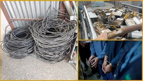 دستگیری ۵۰ سارق تجهیزات شبکه توزیع نیروی برق در فارس