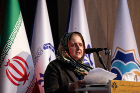 شگفته یاسین عباسی، استادیار زبان و ادبیات فارسی دانشگاه نمل، اسلام آباد پاکستان در اجلاس بین‌المللی ایران‌شناسی
