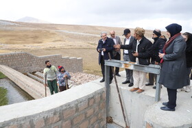 بازدید اصحاب رسانه از وضعیت تالاب قوری‌گل و مسیر انتقال آب