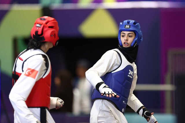 روژان گودرزی چهارمین مدال آور تکواندوی ایران در ریاض