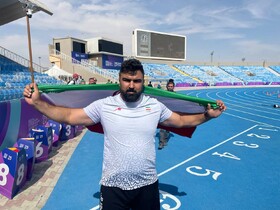 طلای پرتاب وزنه پارادومیدانی برای یاسین خسروی/ اعجوبه ایرانی بالاتر از خالوندی و حیدری