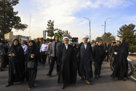 مراسم استقبال از پیکر ۹ شهید گمنام در کرمان