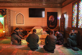 مراسم استقبال از پیکر ۹ شهید گمنام در کرمان