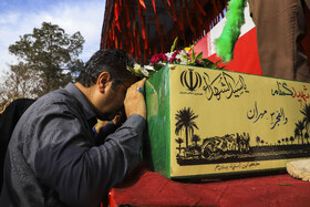 مراسم استقبال از پیکر ۹ شهید گمنام در کرمان