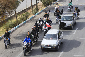 مراسم استقبال از پیکر ۹ شهید گمنام در کرمان