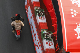 مراسم استقبال از پیکر ۹ شهید گمنام در کرمان