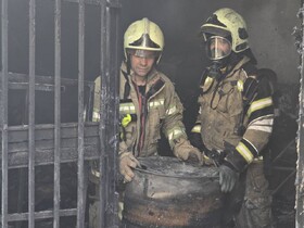 آتش‌سوزی در کارگاه رنگرزی شهرک گلریز؛ یک نفر جان باخت