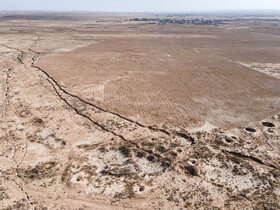 عمیق‌ترین شکاف فرونشست کشور در نیشابور