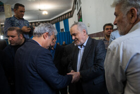 مراسم یادبود زرین احمدی‌نژاد در مسجد جامع نارمک
