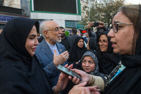 مراسم یادبود زرین احمدی‌نژاد در مسجد جامع نارمک
