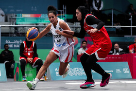 بازی‌های کشورهای اسلامی ۲۰۲۵ ریاض - مسابقه بسکتبال ۳ نفره زنان ایران و مصر