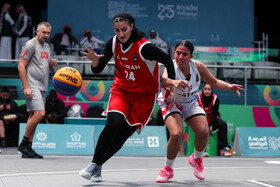 بازی‌های کشورهای اسلامی ۲۰۲۵ ریاض - مسابقه بسکتبال ۳ نفره زنان ایران و مصر