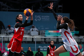 بازی‌های کشورهای اسلامی ۲۰۲۵ ریاض - مسابقه بسکتبال ۳ نفره زنان ایران و مصر