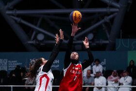 بازی‌های کشورهای اسلامی ۲۰۲۵ ریاض - مسابقه بسکتبال ۳ نفره زنان ایران و مصر