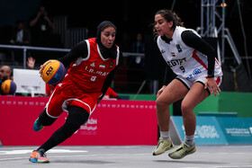 بازی‌های کشورهای اسلامی ۲۰۲۵ ریاض - مسابقه بسکتبال ۳ نفره زنان ایران و مصر