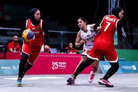 بازی‌های کشورهای اسلامی ۲۰۲۵ ریاض - مسابقه بسکتبال ۳ نفره زنان ایران و مصر