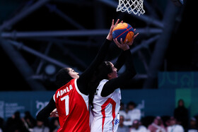 بازی‌های کشورهای اسلامی ۲۰۲۵ ریاض - مسابقه بسکتبال ۳ نفره زنان ایران و مصر