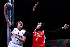 بازی‌های کشورهای اسلامی ۲۰۲۵ ریاض - مسابقه بسکتبال ۳ نفره زنان ایران و مصر