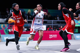 بازی‌های کشورهای اسلامی ۲۰۲۵ ریاض - مسابقه بسکتبال ۳ نفره زنان ایران و مصر