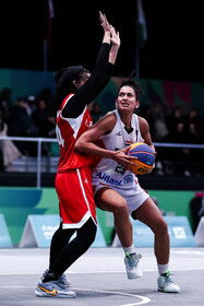 بازی‌های کشورهای اسلامی ۲۰۲۵ ریاض - مسابقه بسکتبال ۳ نفره زنان ایران و مصر