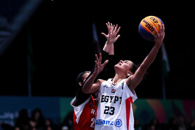 بازی‌های کشورهای اسلامی ۲۰۲۵ ریاض - مسابقه بسکتبال ۳ نفره زنان ایران و مصر