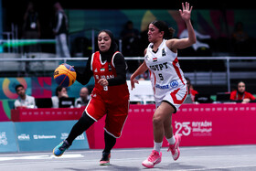 بازی‌های کشورهای اسلامی ۲۰۲۵ ریاض - مسابقه بسکتبال ۳ نفره زنان ایران و مصر