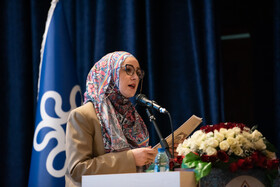 سخنرانی فایزه زهرا میرزا استاد دانشگاه کراچی در اجلاس بین‌المللی ایران‌شناسان در شیراز 